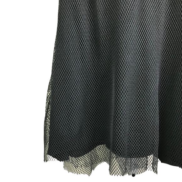 Hunter For Target A-Line Dress Women M Black Mesh Sleeveless Back Zip Drawstring - Picture 5 of 5